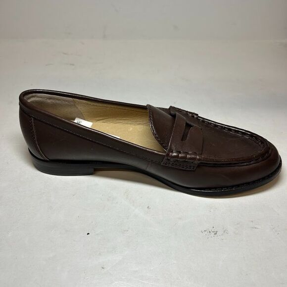 Ralph Lauren Womens 6.5 B Chestnut Brown Leather Slip On Flat Loafers DisplayIE7 - Picture 5 of 7
